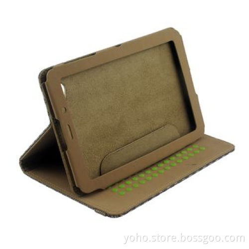 Woven Design Leather Cover for New iPad with Fashionable Texture of Magnetic to be Stand